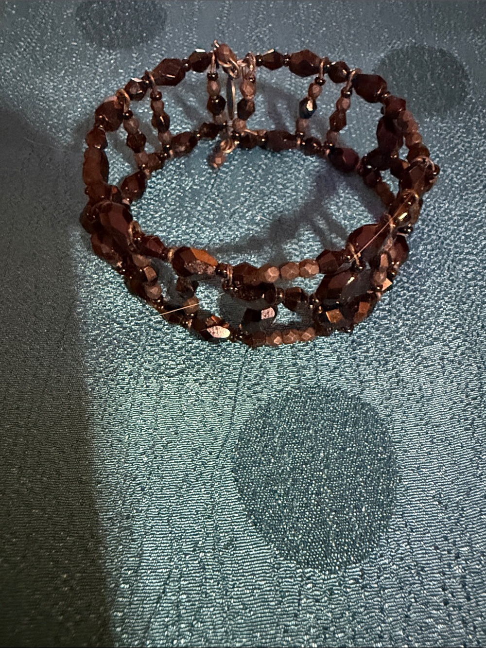 Handcrafted Brown Beaded Wrap Bracelet - Women Jewelry